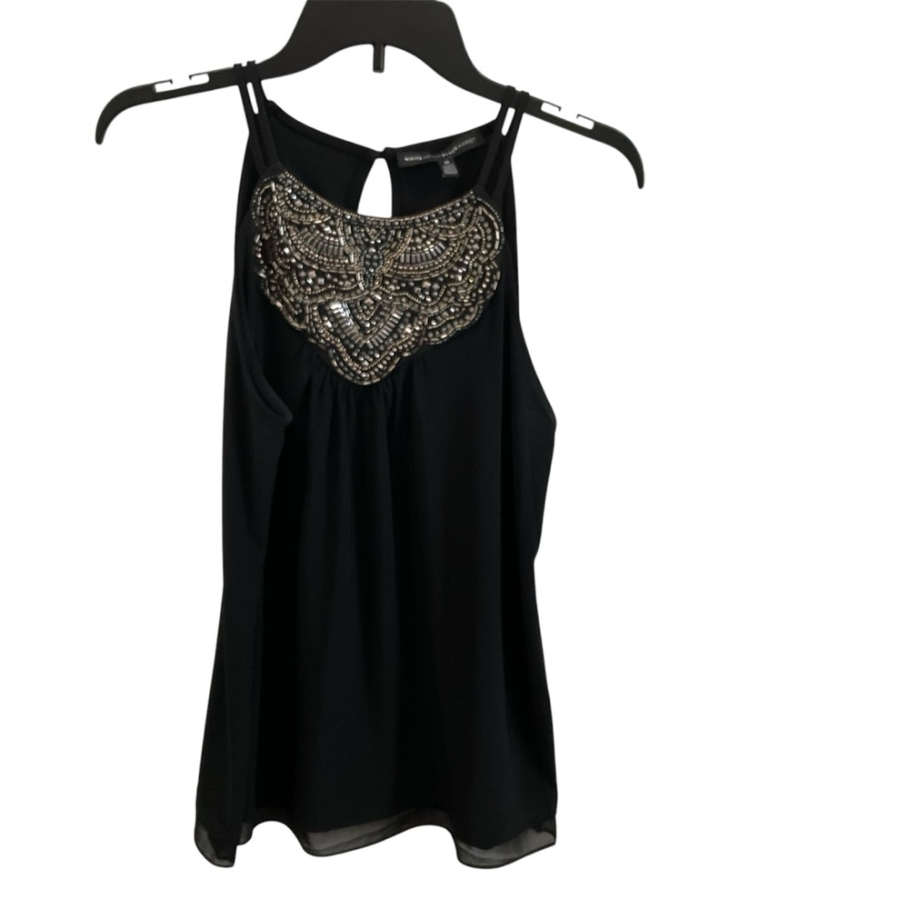 White House Black Market embellished tank top